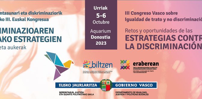 III Congreso Vasco sobre igualdad de trato y no discriminación